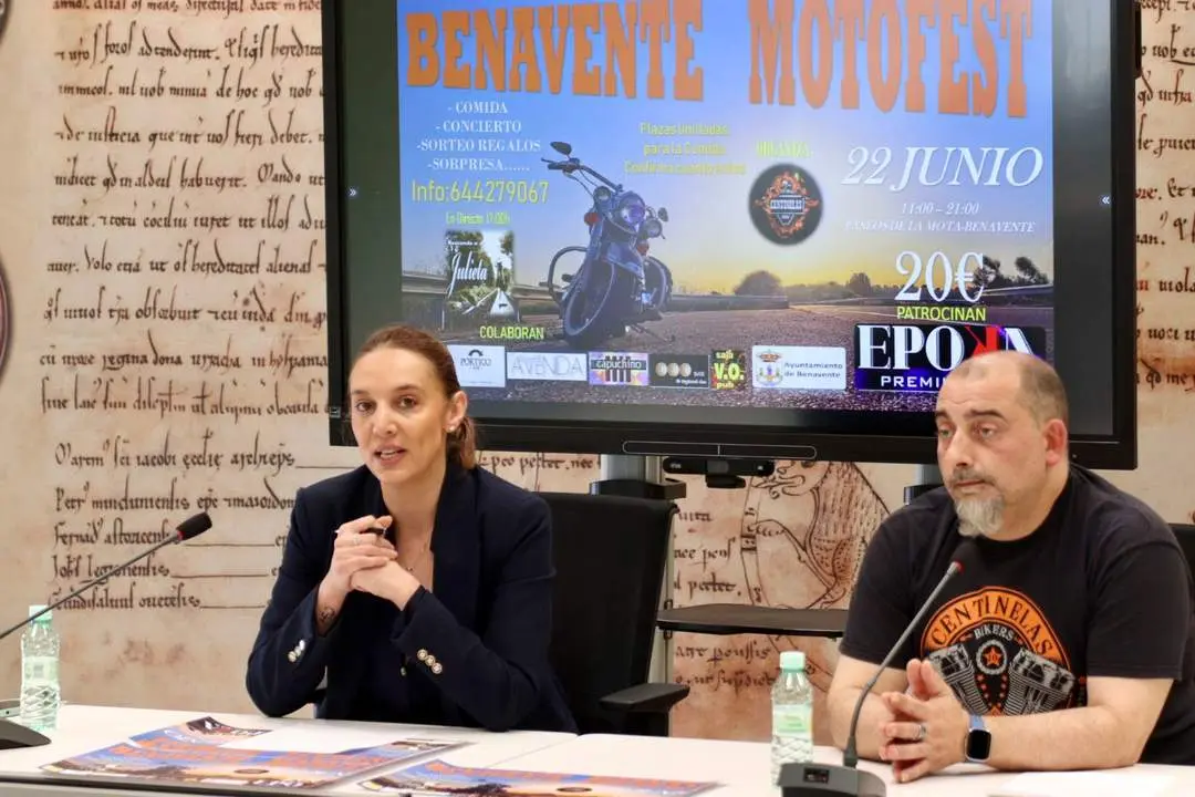 presentación Motofest en Benavente