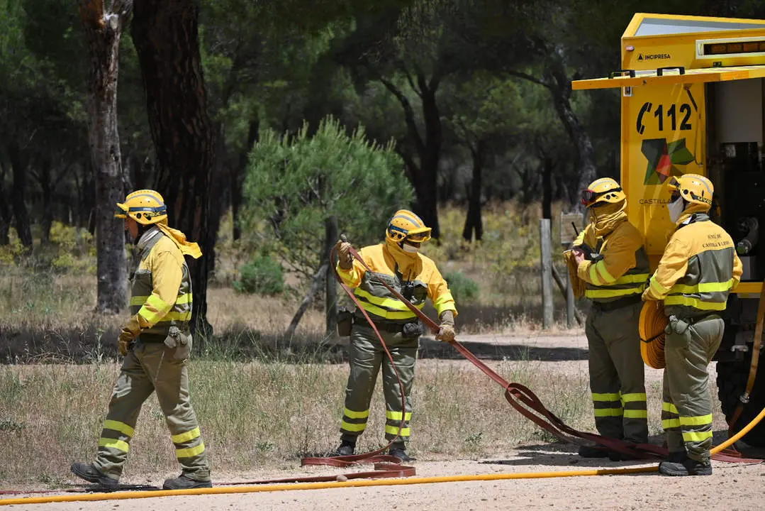Simulacro de intervención ante incendio forestal 3 Imagen Junta