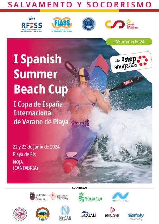2024-06-20 IMAGEN Cartel I Copa Internacional de Verano de Playa de Salvamento y Socorrismo