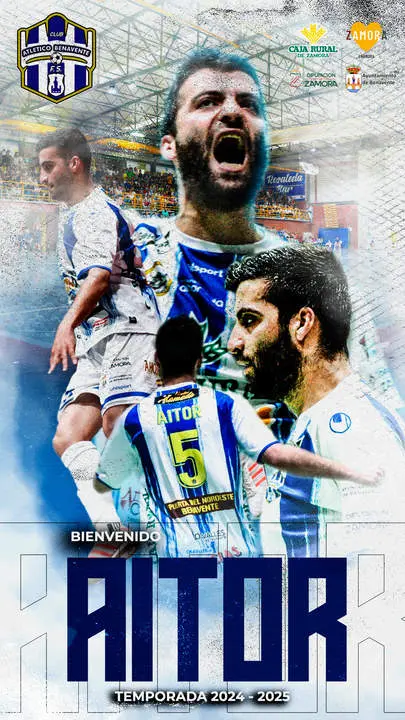 Aitor Blanco, jugador del Atlético Benavente
