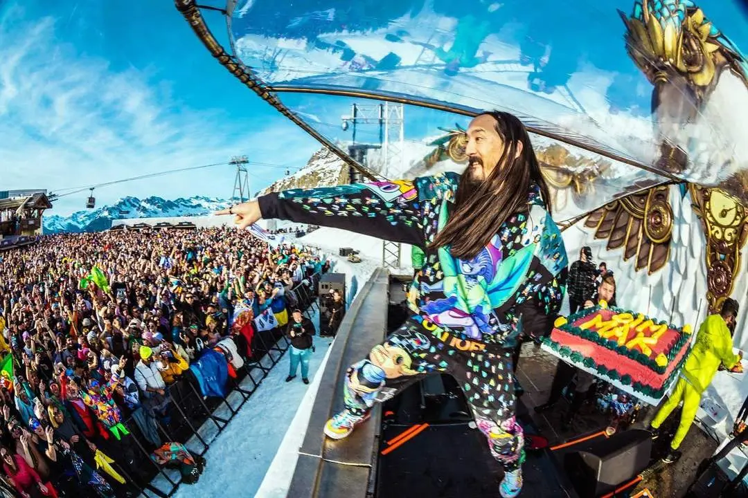 Steve Aoki en el Tomorrowland