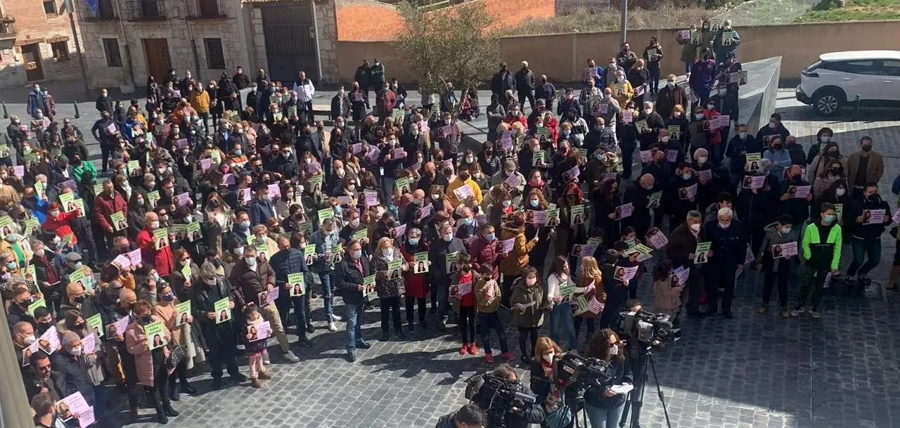 Manifestación en Transpinedo por Esther López