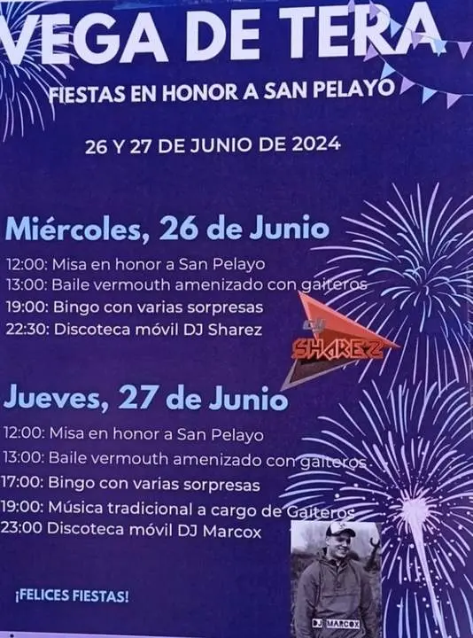 fiestas Vega de Tera