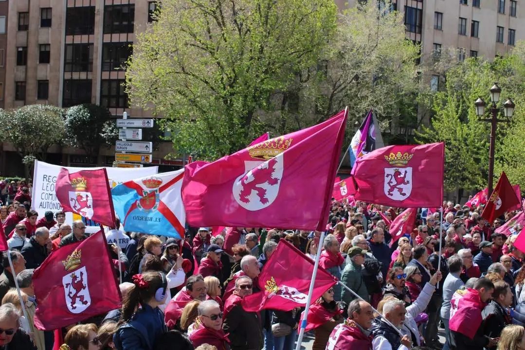 Manifestación leonesista