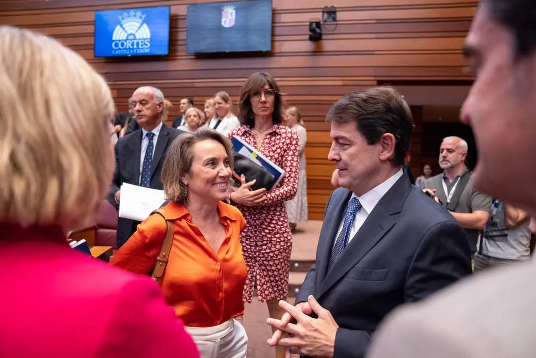 Mañueco durante el tercer Debate de Política General en las Cortes de Castilla y León. Fotografía: Cuca Gamarra