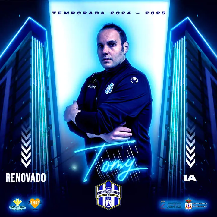 Tomy,, capitán del Atlético Benavente