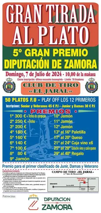 Gran premio diputación de Zamora de tiro al plato