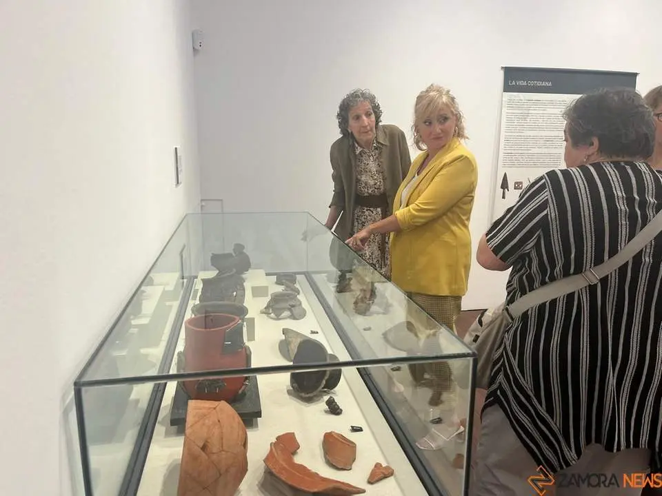 exposición arqueológica sobre El Castillón de Santa Eulalia de Tábara