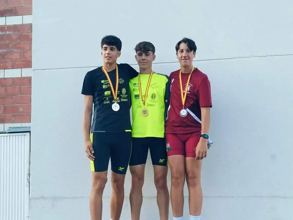 Podio Rodrigo Zarzuelo, Cto Auto. Sub 16, 3º lanz. Jabalina