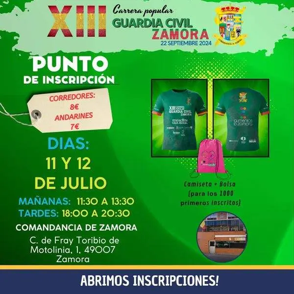 cartel carrera Guardia Civil
