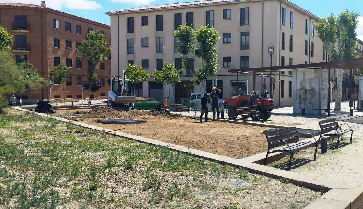 obras parque San Martín