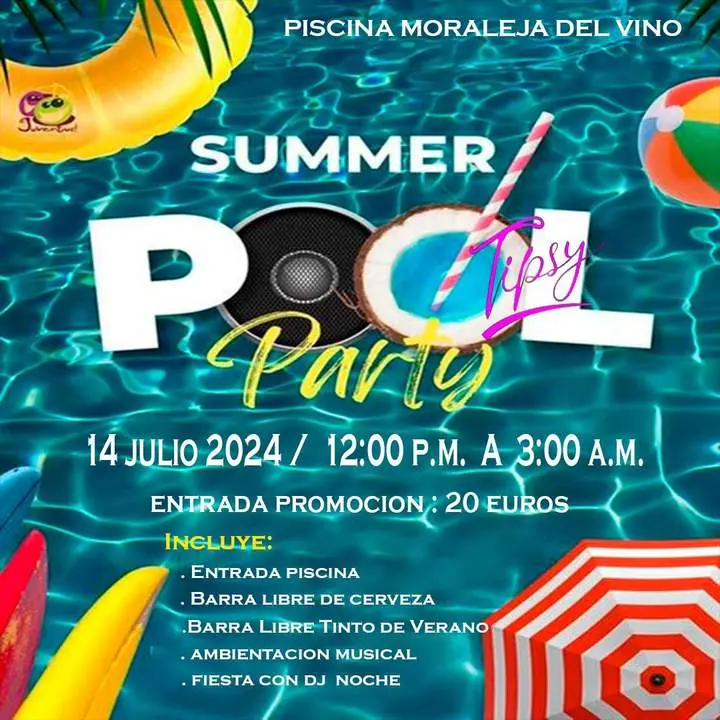 Fiesta Piscina Moraleja del Vino 2024