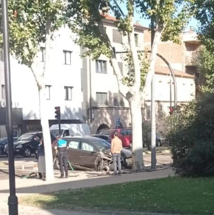 Accidente Cardenal Cisneros. Imagen cedida