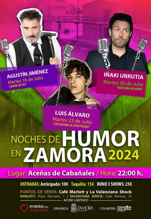 Cartel Noches de Humor 2024