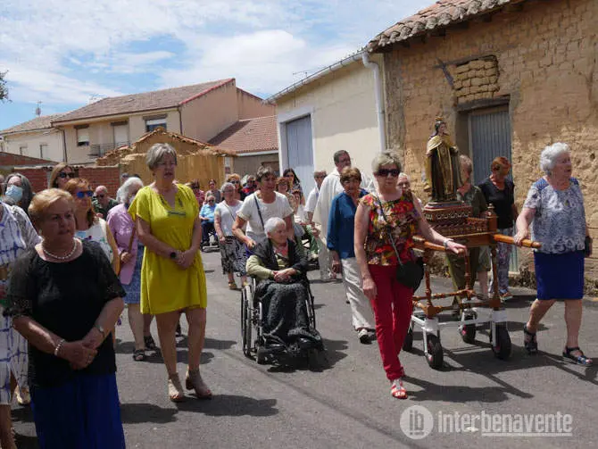 procesión de El Carmen en Camarzana de Tera. Imagen Interbenavente