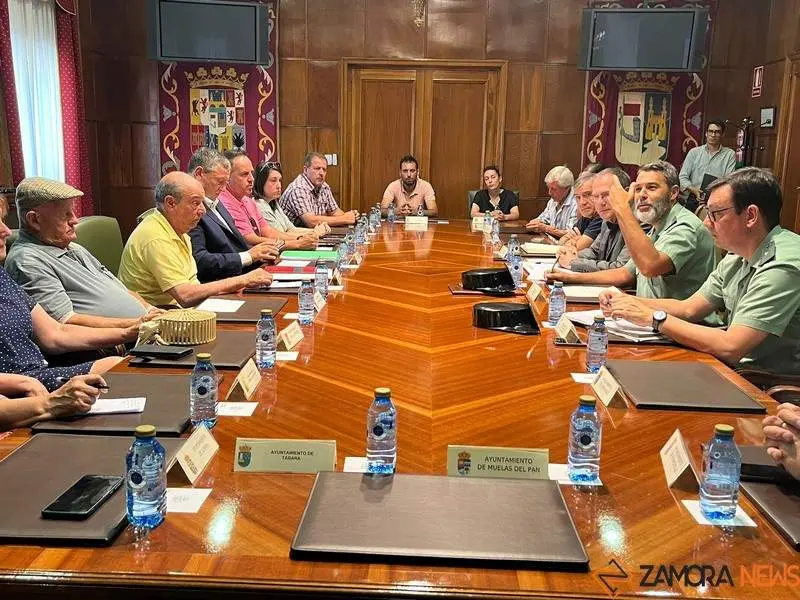 reunión en la Subdelegación con alclades 