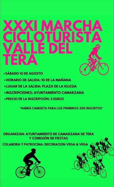 marcha cicloturista en Camarzana de Tera