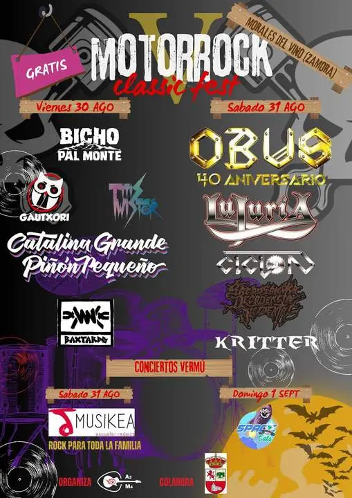 Cartel Artista MotorRock 2024