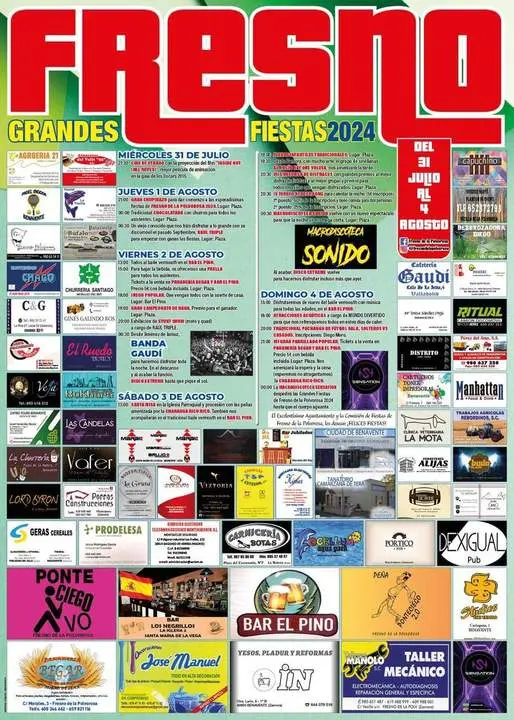cartel fiestas Fresno de la Polvorosa
