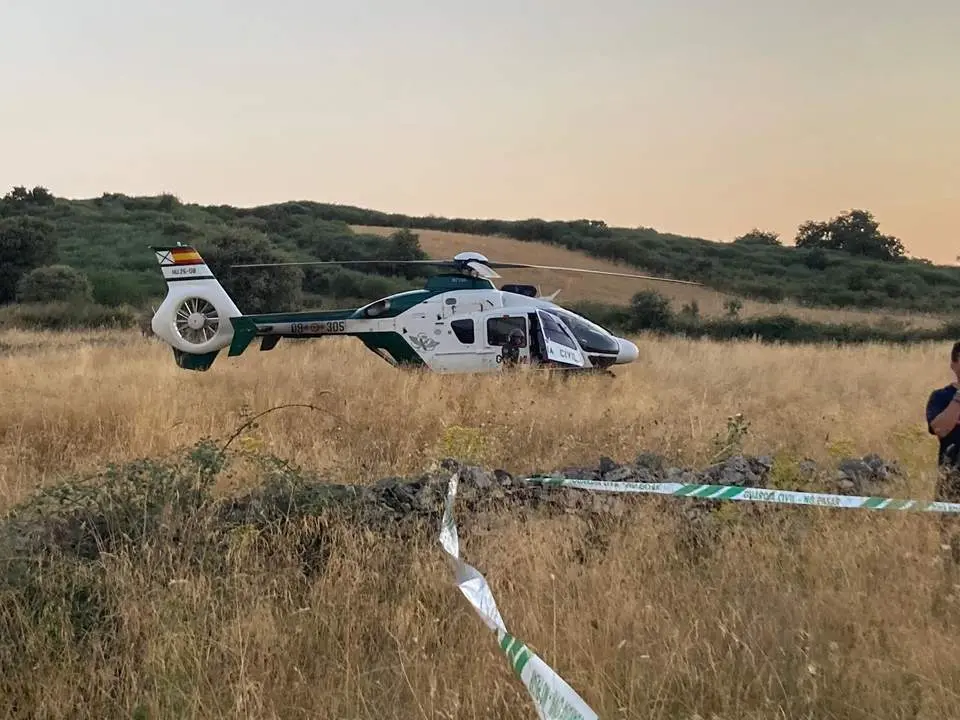 Helicóptero fallecido