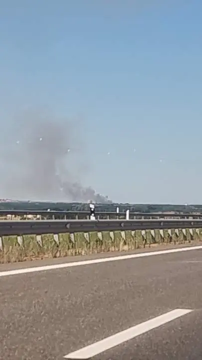 Incendio en Villanueva de Azoague