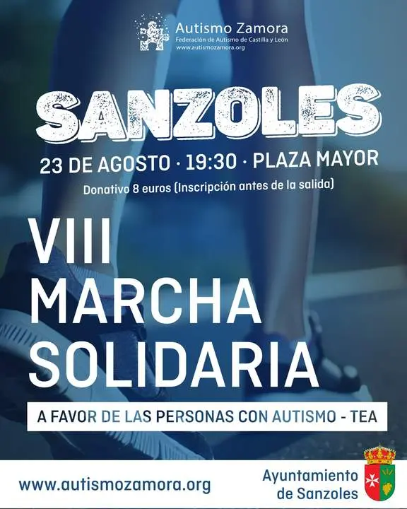 marcha solidaria autismo sanzolea