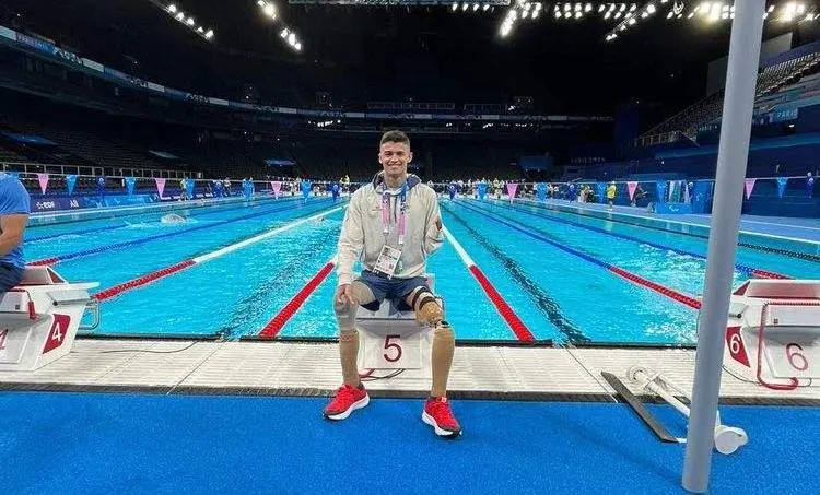 Luis Huerta en sus RRSS. @luishuerta_swimmer