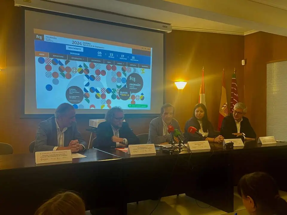 Rueda de prensa Fromago Cámara Comercio