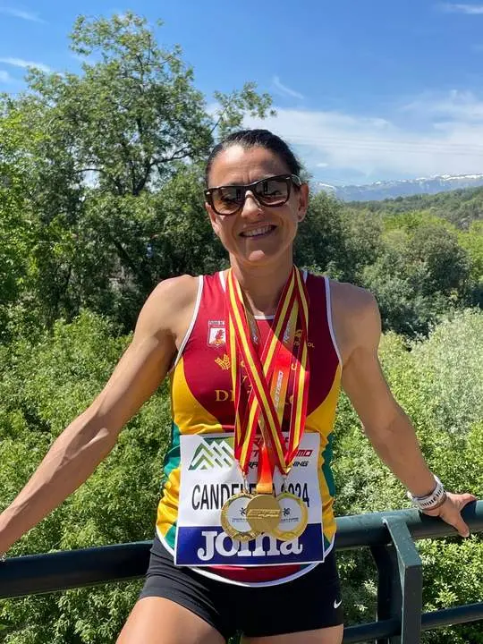foto archivo de Veronica Sanchez, en el pasado Cto de España en Candeleda donde logro varias preseas