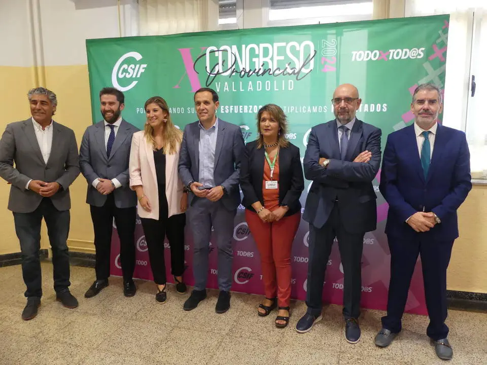 María José San Román, reelegida presidenta de CSIF Valladolid,