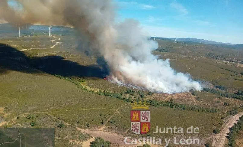 Incendio Brañuelas