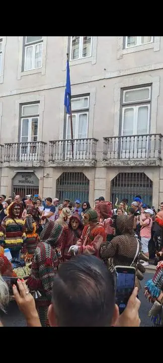 Los Antruejos de Villanueva de Valrojo en el Festival Internacional de la Máscara Ibérica en Lisboa (4)