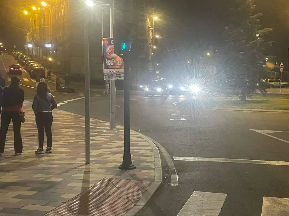 imagen accidente calle Villalpando. imagen cecida