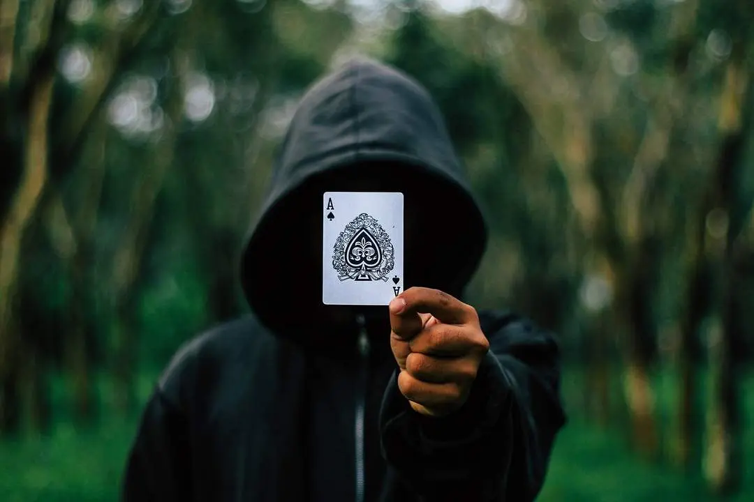 Magia de cartas imagen de archivo