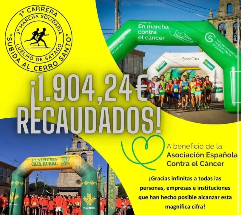 recaudación Marcha Solidaria en Luelmo de Sayago