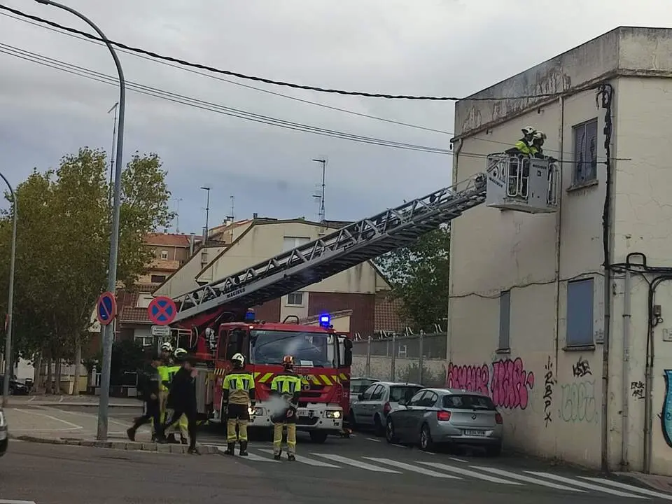 Bomberos actuan en Zamora