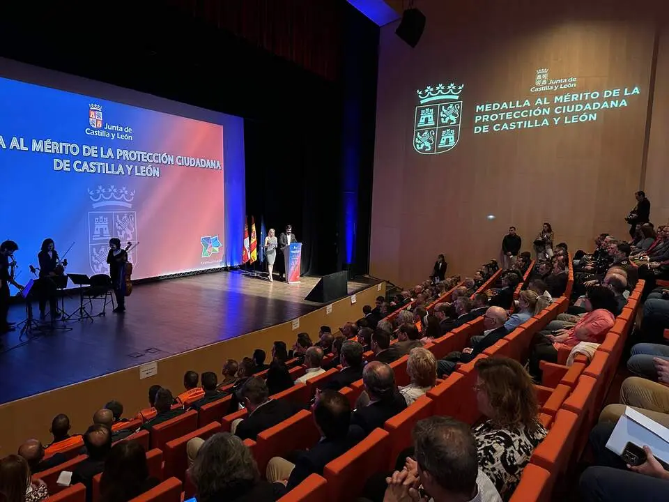 Entrega de medallas