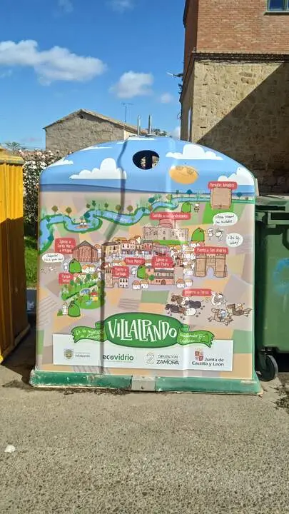mapamundi de Ecovidrio en Villalpando