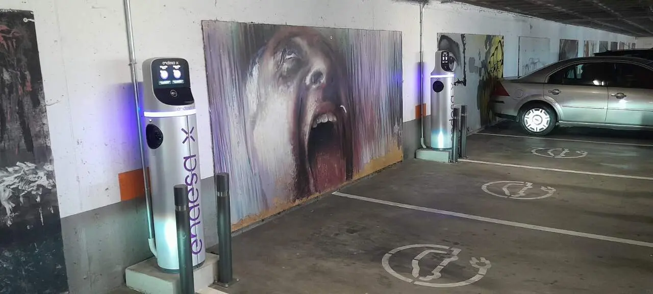 Puntos de recarga de coches eléctricos benavente