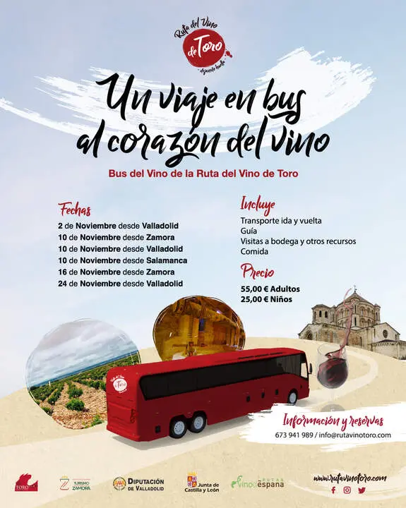 2024_Cartel General Bus del Vino Ruta Vino Toro