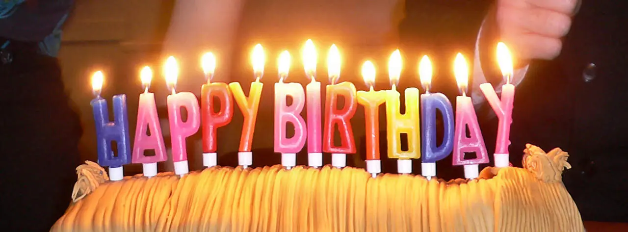 velas de cumpleaños