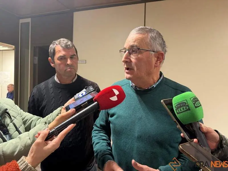 Lorenzo Rivera, presidente de COAG Zamora, y Antonio Medina, presidente de Asaja Zamora
