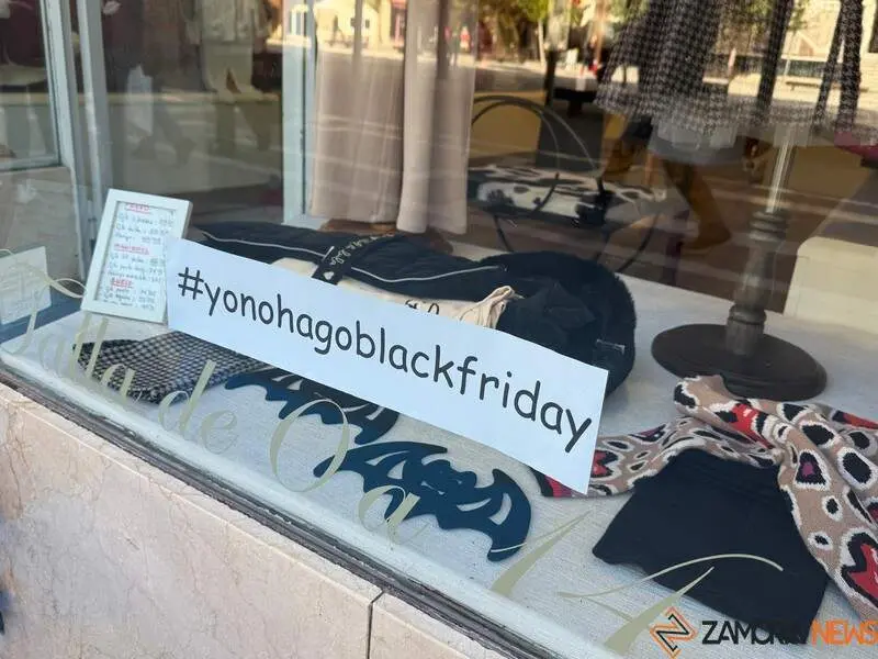 comercio de Zamora que no participa en el Black Friday 