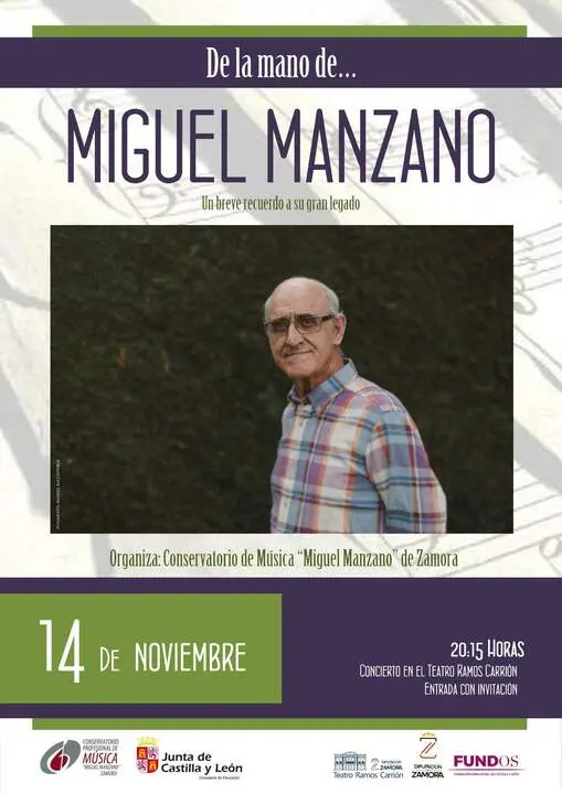 Cartel Miguel Manzano