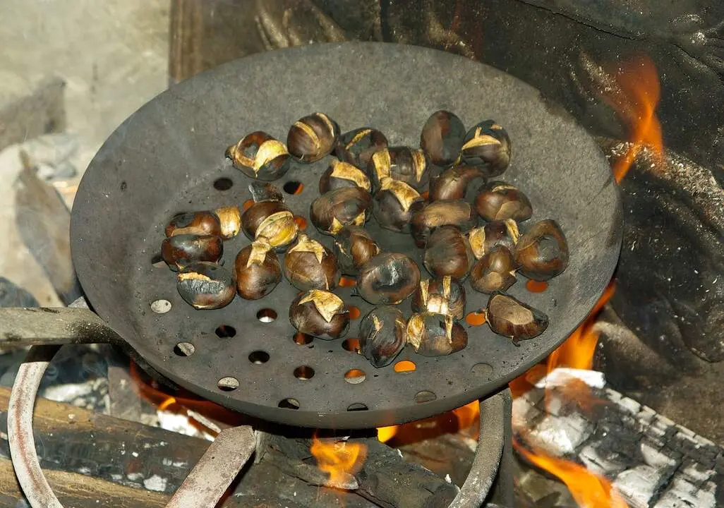 Castañas asadas