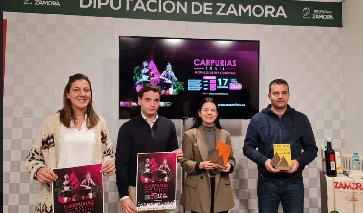 presentación Carpurias Trail en Morales del Rey