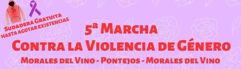 Marcha Violencia de Género Morales y Pontejos