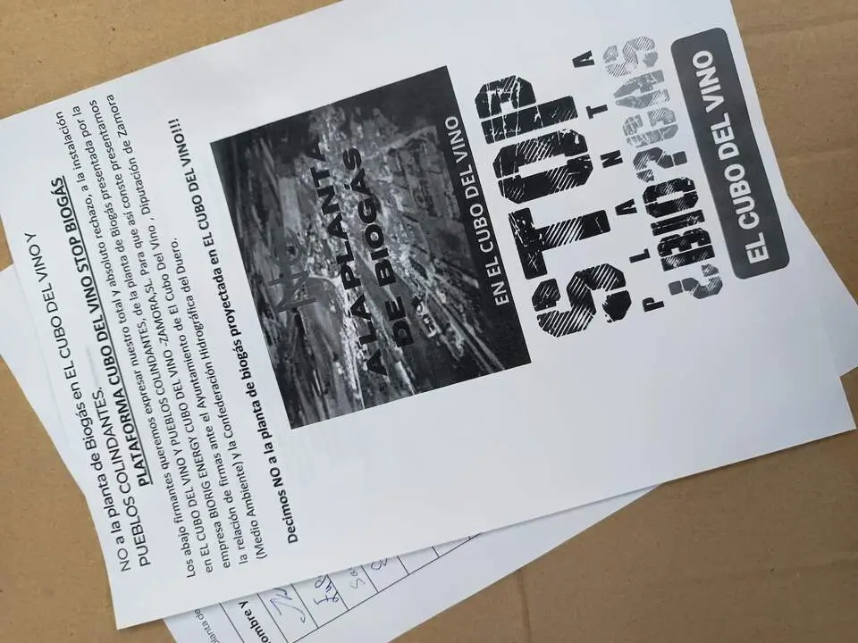 UPL rechaza la planta de biogás en El Cubo del Vino