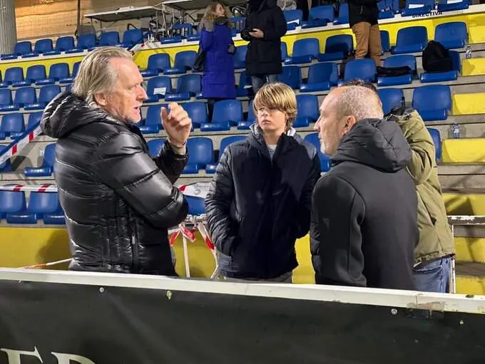 Bernd Schuster y Juan Sabas