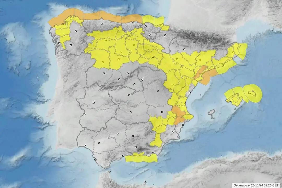 Alerta Amarilla. Por Protección Civil